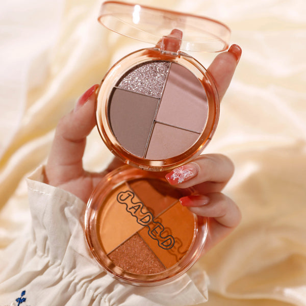 EveryBox Glow Shades – 4-Color Coffee & Plum Palette