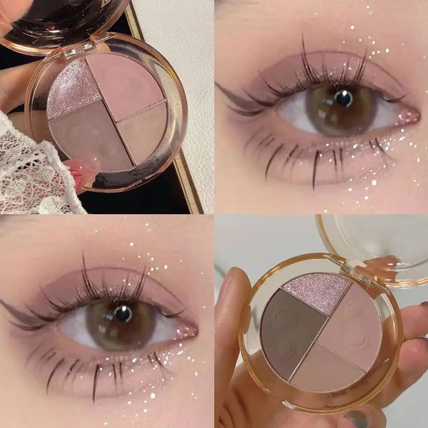 EveryBox Glow Shades – 4-Color Coffee & Plum Palette