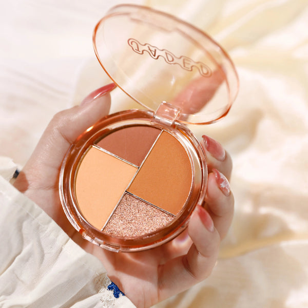 EveryBox Glow Shades – 4-Color Coffee & Plum Palette