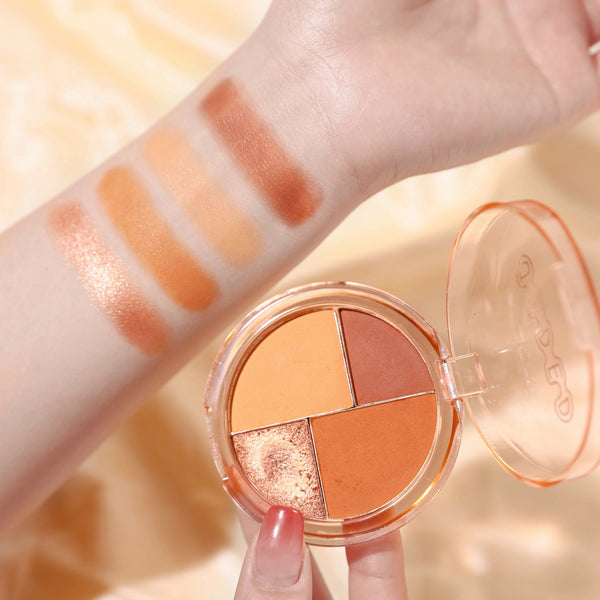 EveryBox Glow Shades – 4-Color Coffee & Plum Palette