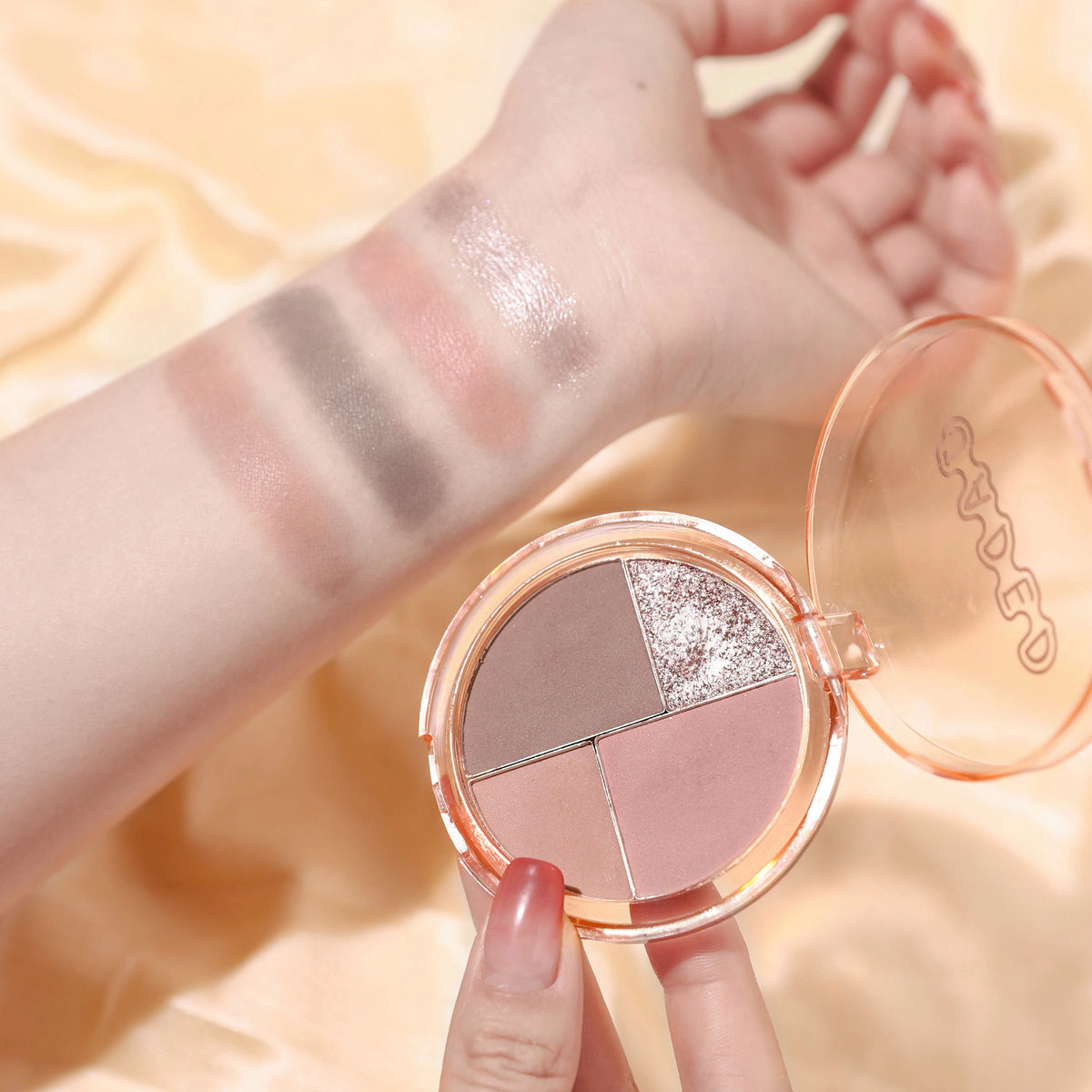 EveryBox Glow Shades – 4-Color Coffee & Plum Palette